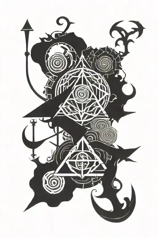 Occult Symbols Incorporated Representing Strength