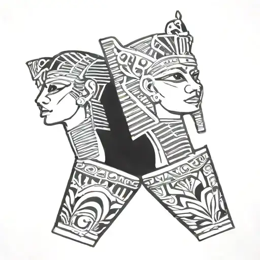 Egyptian Forearm Sleeve Black