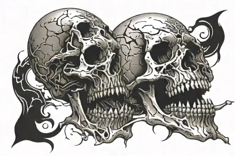 Skull Severed From Body