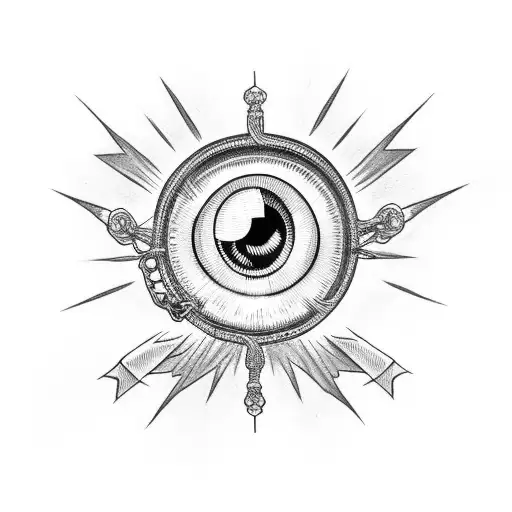 Hand Rosary With Eyes And Halo