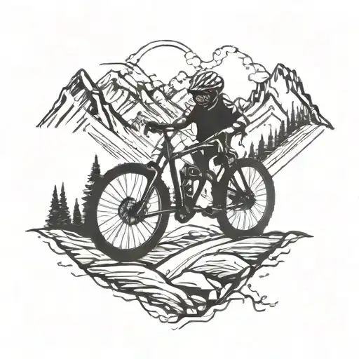 Mountain Bike Silhouette