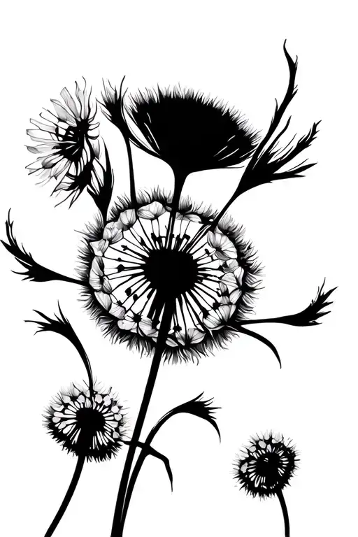 Dandelion Blowing In The Wind