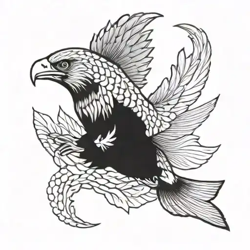 Carp And Eagle