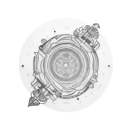 4 Stylish Brackets In The Shape Of A Circle