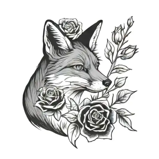 Fox And Roses