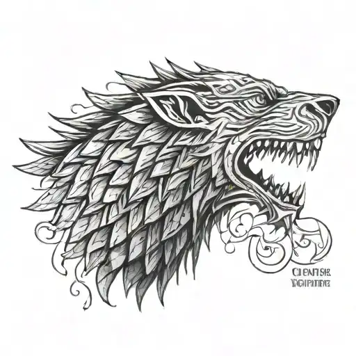 Game Of Thrones The Night's Watch Stark Wolf