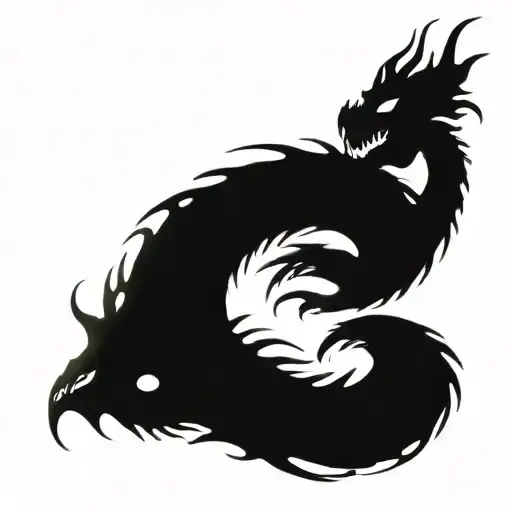 Dragon In The Shape Of An Infinity Symbol Incorporated