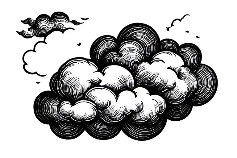 Just Keep Breathin With A Little Cloud Next To It