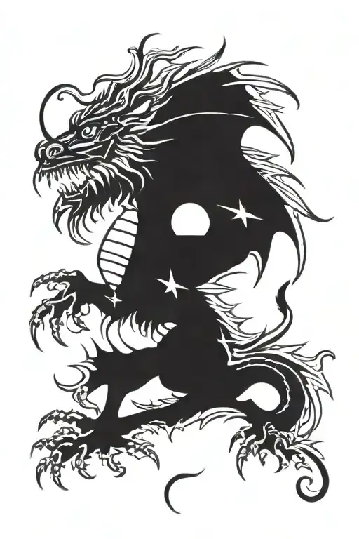 Welsh Flag Dragon Thistle