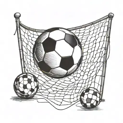 Soccer Ball With Goal