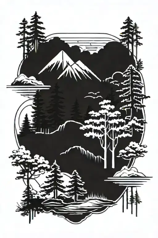 Tall Pines Travel Around The World Strength And Strong Spirit