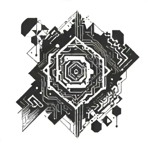 Integrate Abstract Geometric Shapes Inspired By Techno Music Visuals With Hidden Martin Audio Logos