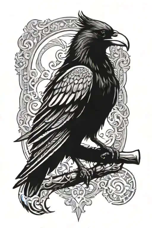 Viking Warrior Ravens