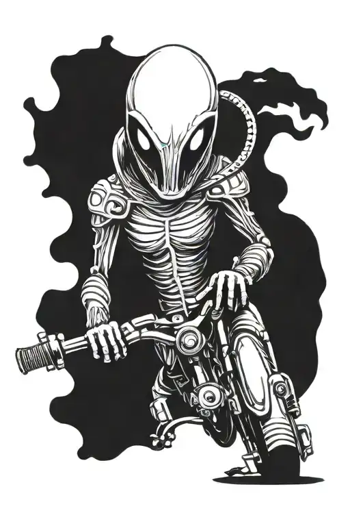 Biker Alien