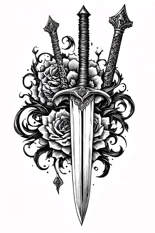 Sword On Forearm