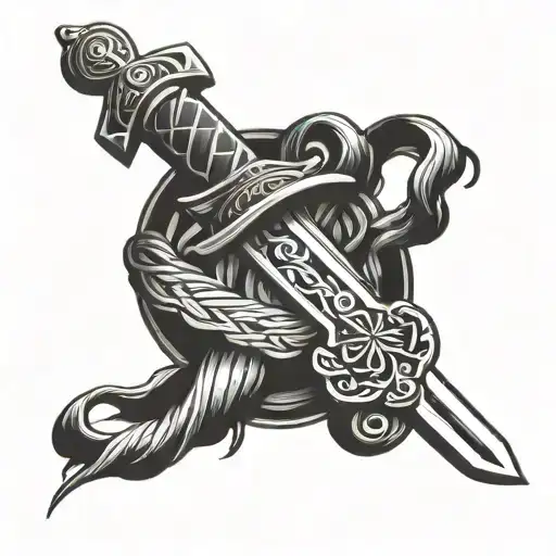 Ky Lan Cable With A Sword