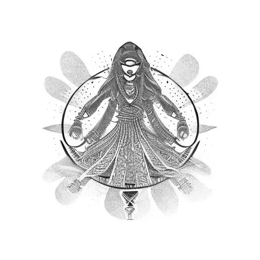 Tribal Dancer With Quote