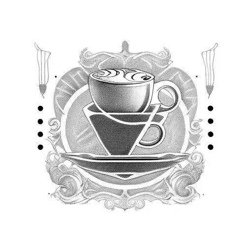 Combine A Coffee Cup And A Vintage Car In A Unique Way