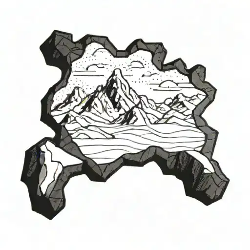 Snowy Rocky Mountain