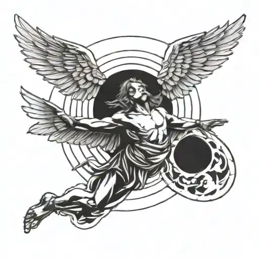 Icarus Holding The Sun