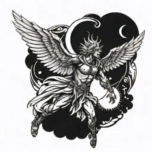 Icarus Holding The Sun