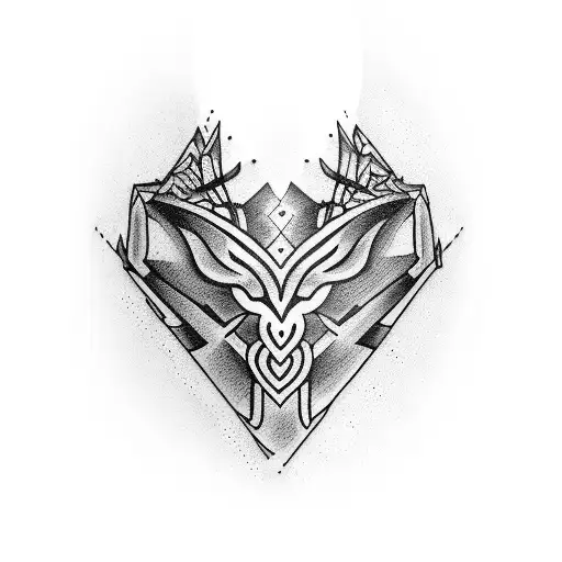 Create A Shoulder Blade Tattoo For A Man Of A Shardana Warrior