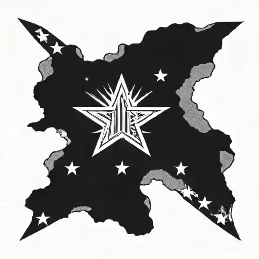 Arizona State Flag And The Army