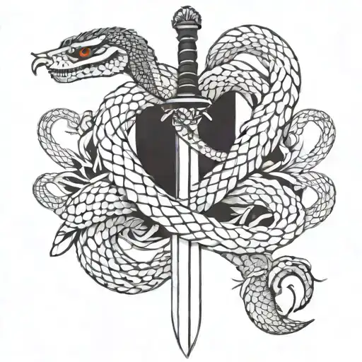 Snake And Sword