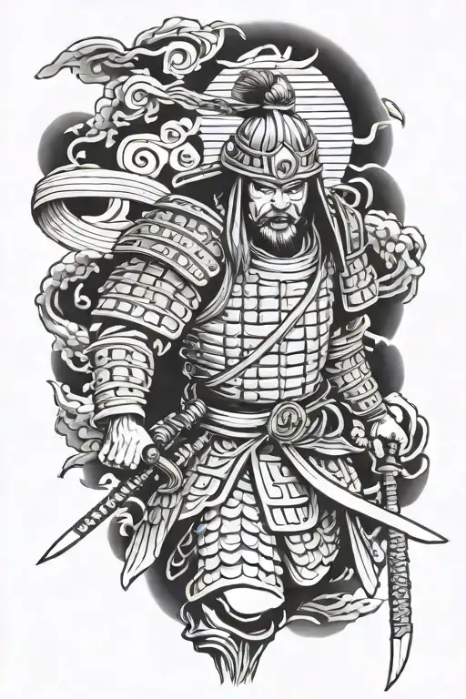 Japanese Samurai Warrior