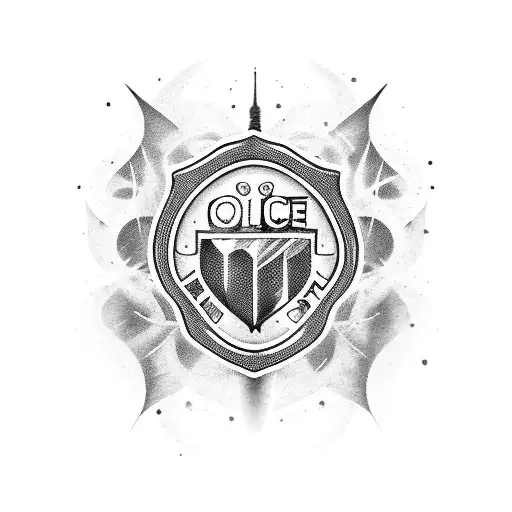 A Police Vehicle Burning