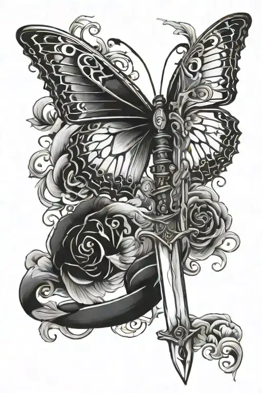 Butterfly On A Sword