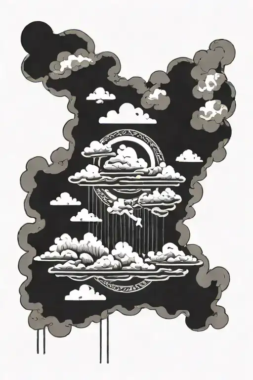 Quote And Clouds Surrounding