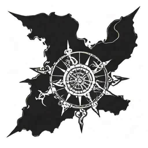 Pirate Compass Rose
