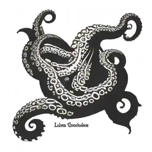 Octopus Tentacles With Latin Words Within