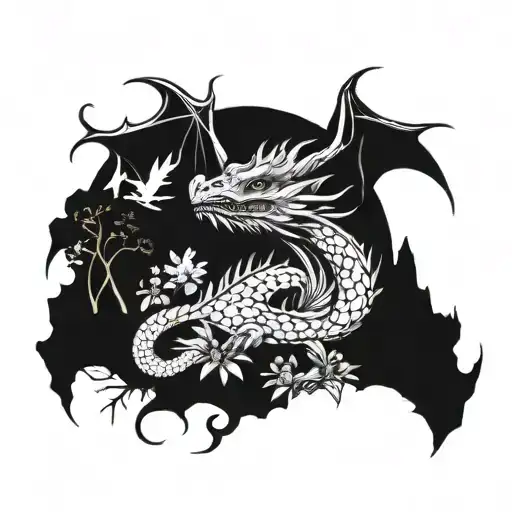 Dragon Children Nature Scene