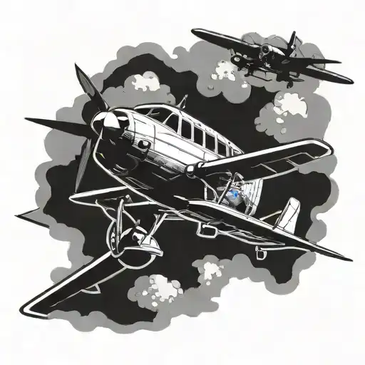 Front Facing Airplane