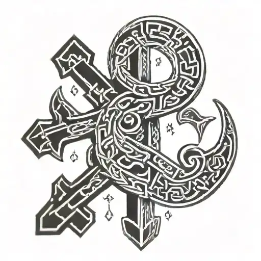 Viking Runes Symbolizing Strength