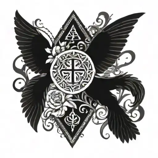 I Want A Tattoo That Represents The Risky Life And Money And Faith