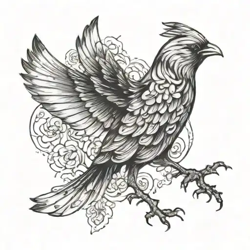 Small Bird That Symbolize Freeedom And Brave