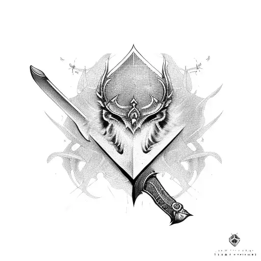 Sword With Ink Pen Tip