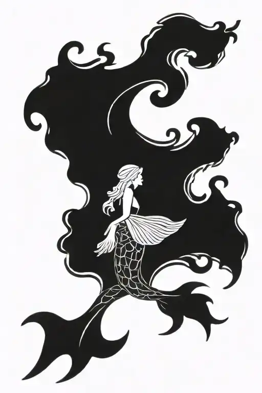 Semi Colon As Abstract Mermaid