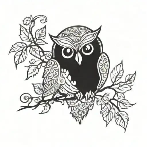 Owl And Vine