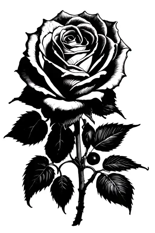 Rose With Date Of Death