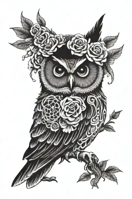 Owl With Catrina