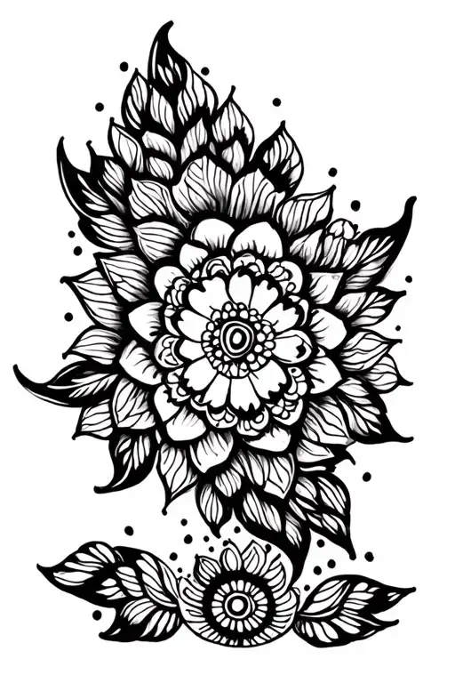 Henna Tattoo Design