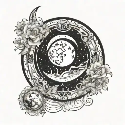 A Tarot Card Moon