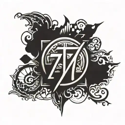 777 Symbol Within Its Shadow