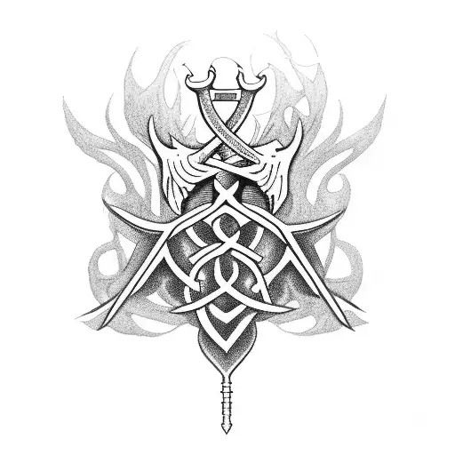 Caduceus Staff Gothic Them