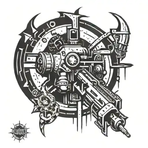 A Futuristic Tattoo Inspired By Fallout Games Series