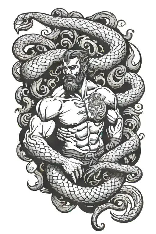 Hercules Vs Snake